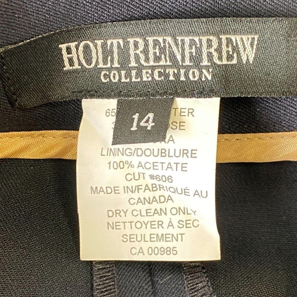 HOLT RENFREW Collection Blue Skirt - Picture 3 of 7